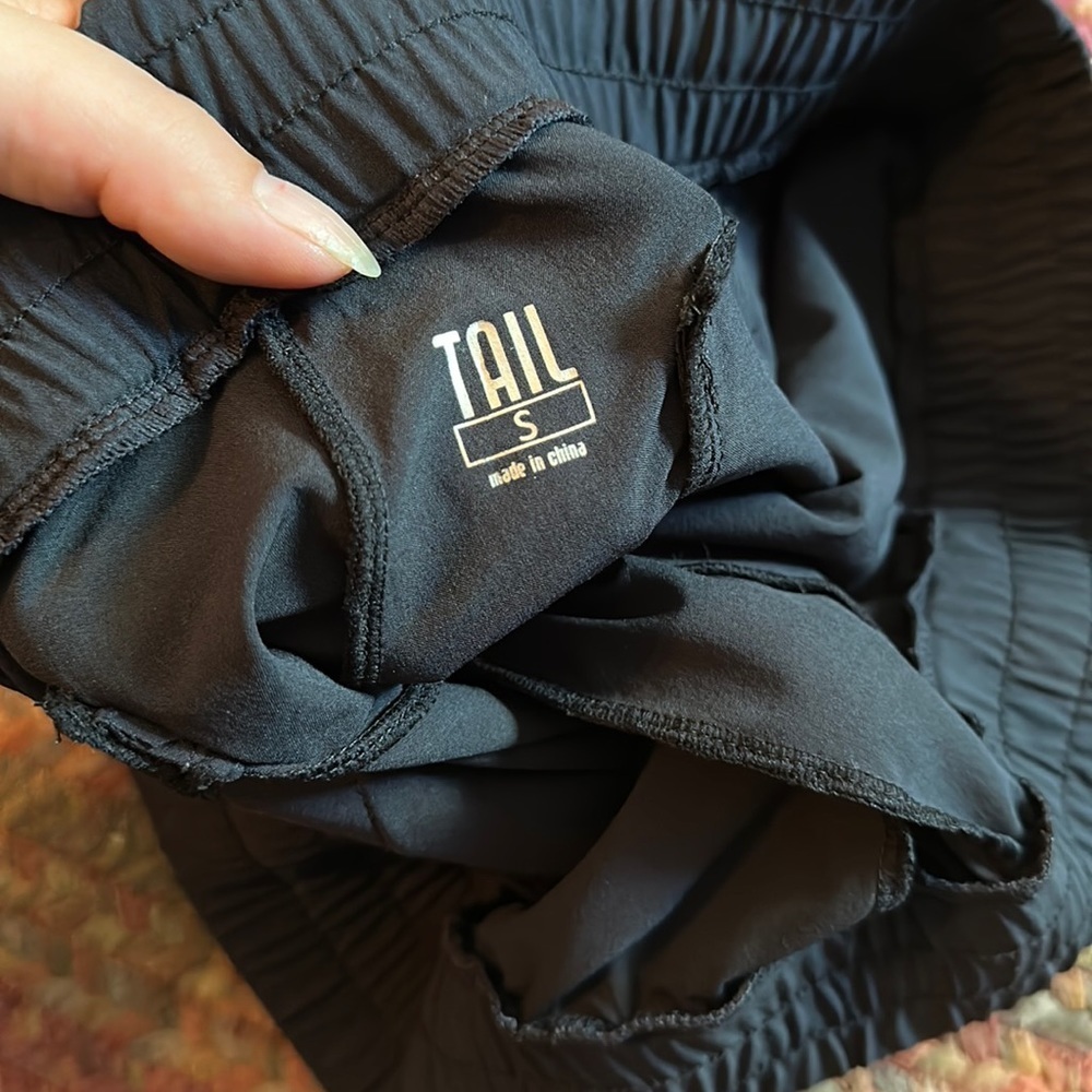 Tail Black Basic Draw String Pull On Pants - image 3